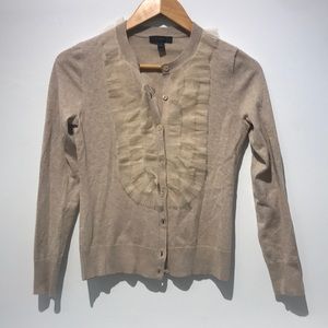 J. Crew Ruffle Cardigan